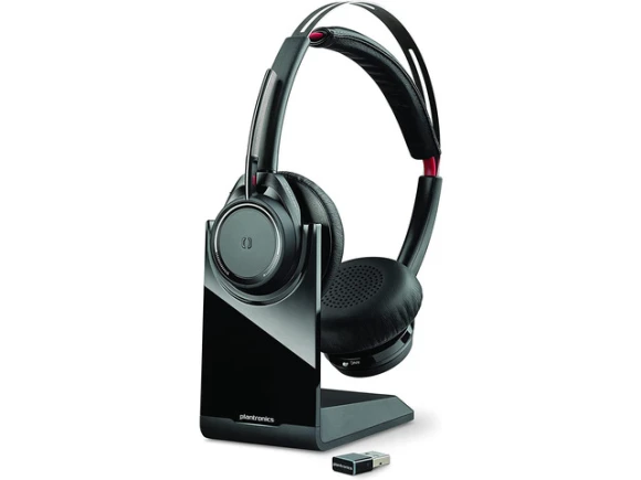 Bluetooth Stereo Headset with Charge Stand — Wireless Earbuds, Plantronics