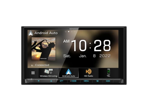 Car stereo receiver with 6.8-inch touchscreen — Car Infotainment System, KENWOOD