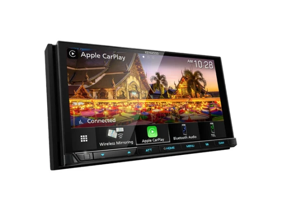 Car stereo receiver with 6.8-inch touchscreen — Car Infotainment System, KENWOOD