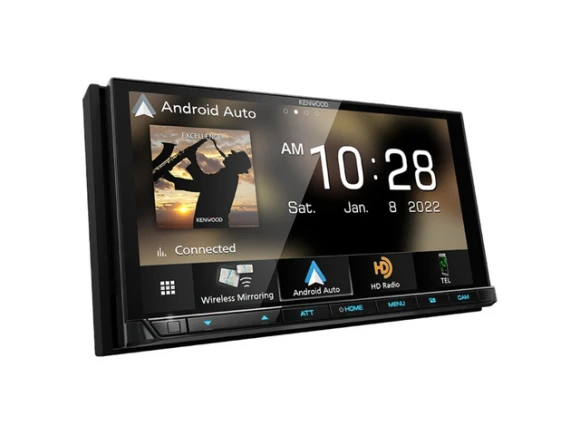 Car stereo receiver with 6.8-inch touchscreen — Car Infotainment System, KENWOOD