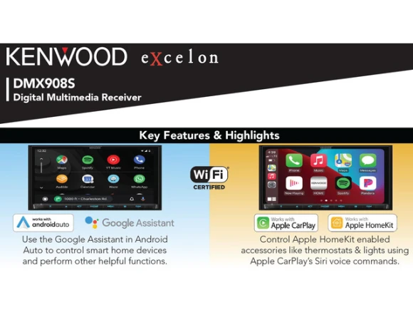 Digital Media Receiver with DRV-N520 Camera — Car Infotainment System, KENWOOD