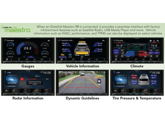 Digital Media Receiver with DRV-N520 Camera — Car Infotainment System, KENWOOD