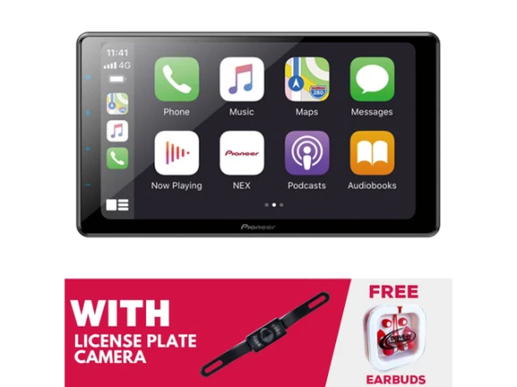 Digital Media Receiver with License Plate Camera — Car Infotainment System, Pioneer
