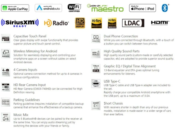 Digital Media Receiver — Car Infotainment System, KENWOOD
