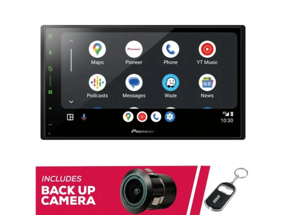 Digital Multimedia Receiver with Backup Bullet Camera — Car Infotainment System, Pioneer