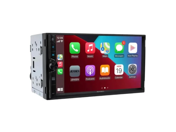 Double-DIN Digital Multimedia Receiver with Backup Bullet Camera — Car Infotainment System, JENSEN