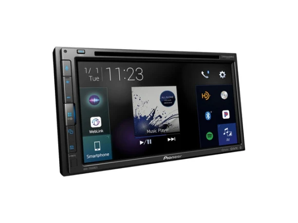 Double-DIN Multimedia CD/DVD Receiver — Car Infotainment System, Pioneer