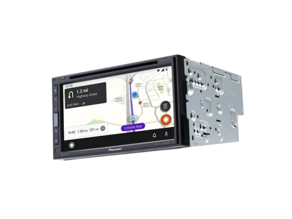 Double-DIN Multimedia CD/DVD Receiver — Car Infotainment System, Pioneer