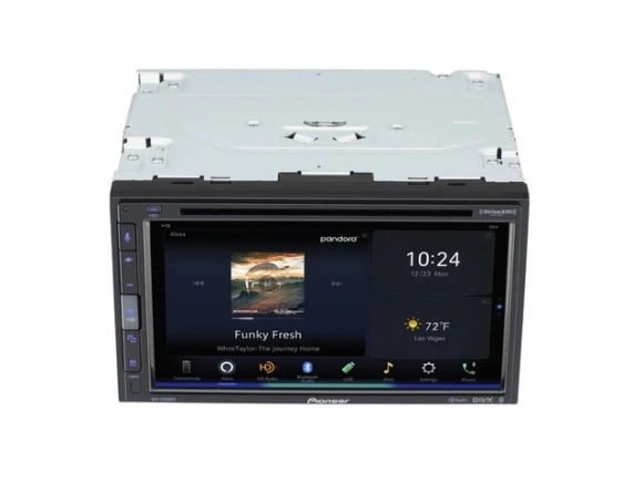 Double-DIN Multimedia CD/DVD Receiver — Car Infotainment System, Pioneer