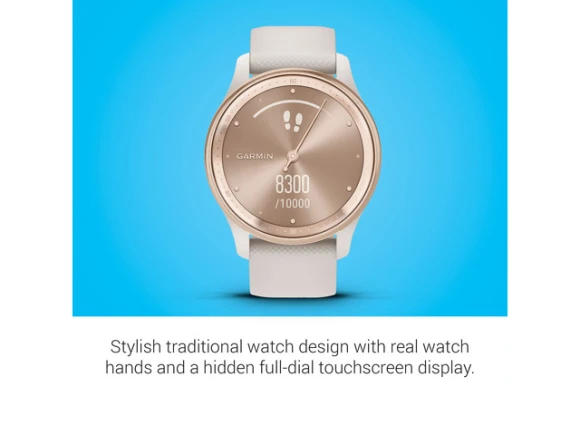 Ivory hybrid smartwatch — Smart Watch, Garmin