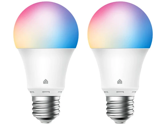 Kasa Smart Bulb A19, Full Color, 2-Pack — Smart Light Bulb, TP-Link