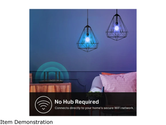 Kasa Smart Bulb A19, Full Color, 2-Pack — Smart Light Bulb, TP-Link