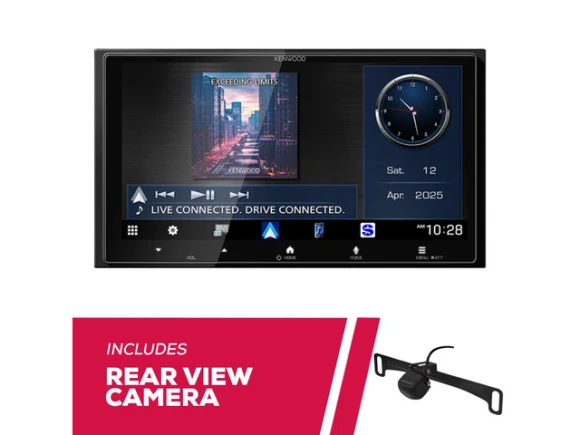 Multimedia receiver and backup camera bundle — Car Infotainment System, KENWOOD