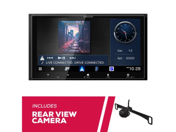 Multimedia receiver with rear view camera — Car Infotainment System, KENWOOD