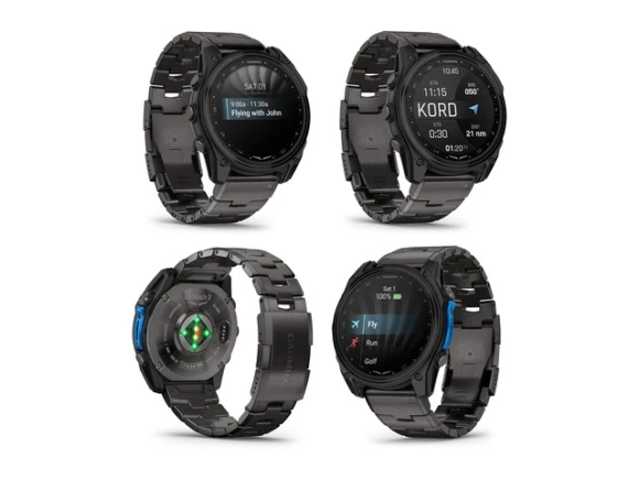 Smartwatch, 51 mm, Carbon Grey, Titanium Bundle — Smart Watch, Garmin
