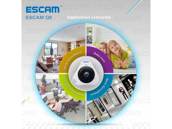 360-Degree IP Camera — Security Camera, ESCAM