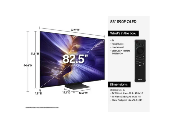 83-Inch OLED 4K Smart TV — Smart TV, Samsung