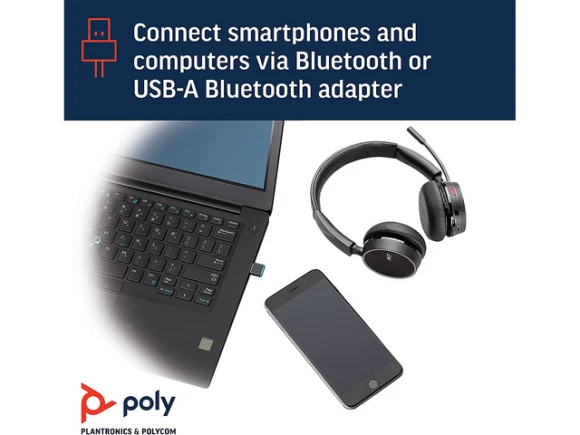 Bluetooth Single-Ear Headset — Wireless Earbuds, Plantronics