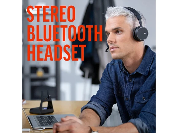 Bluetooth Single-Ear Headset — Wireless Earbuds, Plantronics