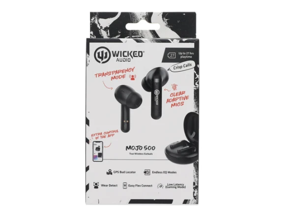 Mojo 500 True Wireless Bluetooth Earbuds — Wireless Earbuds, Wicked Audio