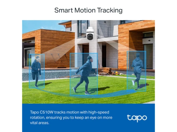 Outdoor Pan/Tilt Security Wi-Fi Camera — Security Camera, TP-Link