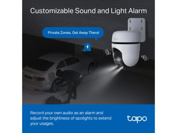 Outdoor Pan/Tilt Security Wi-Fi Camera — Security Camera, TP-Link