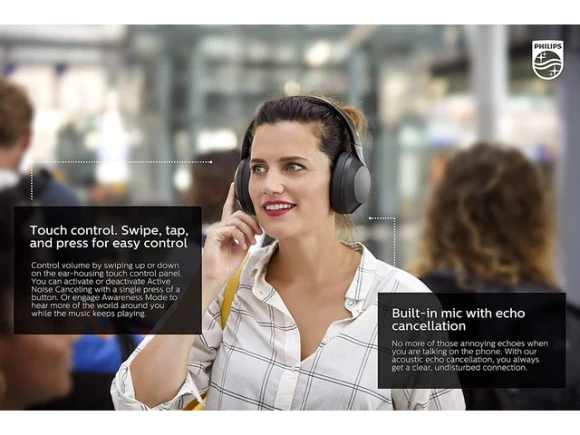 Over-Ear Wireless Bluetooth Headphones — Wireless Earbuds, Philips