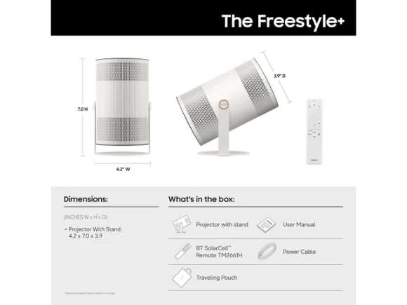 Portable AI smart projector — Smart Projector, Samsung