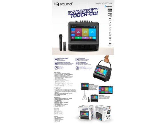 Portable Karaoke System — Karaoke Machine, Supersonic