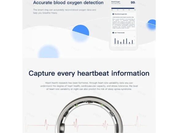 Smart Ring Fitness and Health Tracker — Smart Ring, allentian