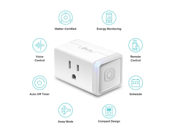 Smart Wi-Fi Plug, Slim — Smart Plug, TP-Link