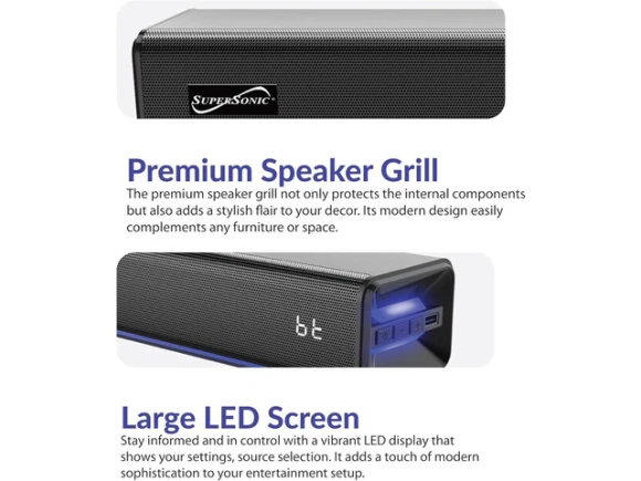 Soundbar — Sound Bar, Supersonic