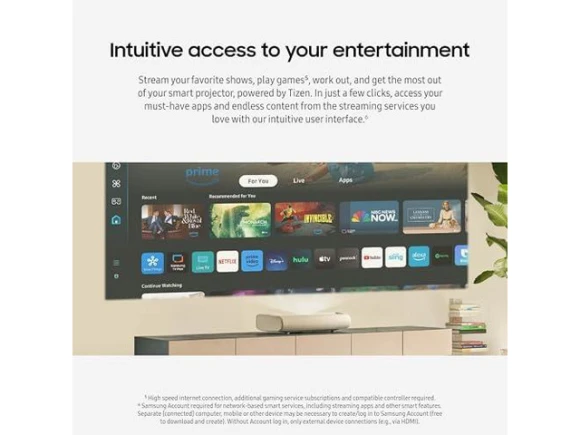 Ultra Short Throw Laser Projector — Smart Projector, Samsung