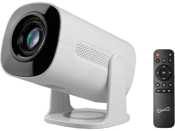 720p Wi-Fi and Bluetooth Projector — Smart Projector, Supersonic