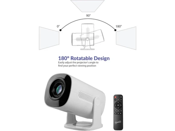 720p Wi-Fi and Bluetooth Projector — Smart Projector, Supersonic