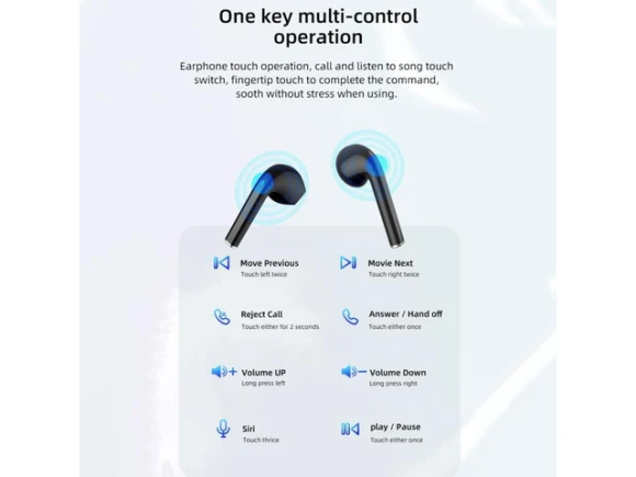 Bluetooth Headset — Wireless Earbuds, AWEI