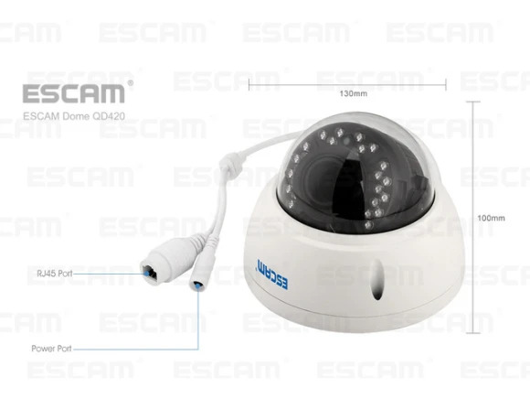 Dome IP Camera — Security Camera, ESCAM