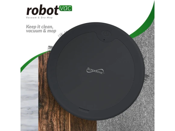 Robot Vacuum and Dry Mop Combo — Robot Vacuum, Supersonic