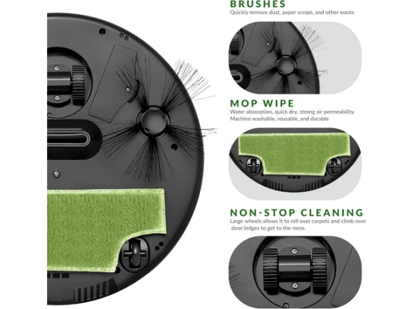 Robot Vacuum and Dry Mop Combo — Robot Vacuum, Supersonic