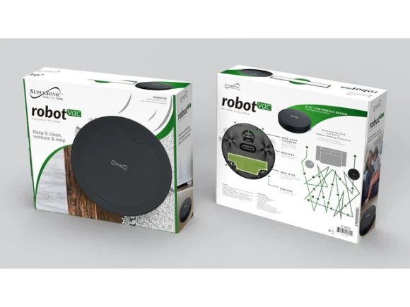 Robot Vacuum and Dry Mop Combo — Robot Vacuum, Supersonic