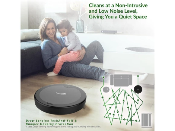 Robot Vacuum and Dry Mop Combo — Robot Vacuum, Supersonic