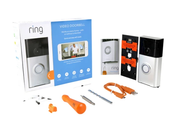 Smart Video Doorbell, Satin Nickel — Video Doorbell, Ring