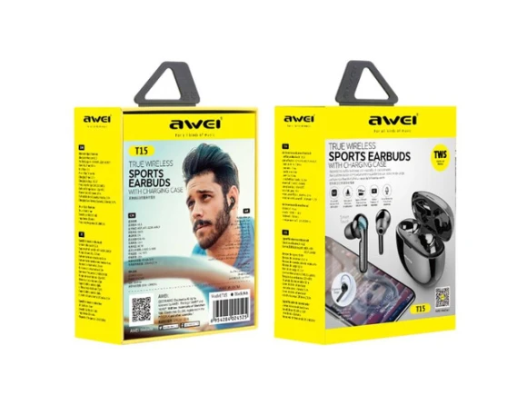 TWS Bluetooth Sports Headset — Wireless Earbuds, AWEI