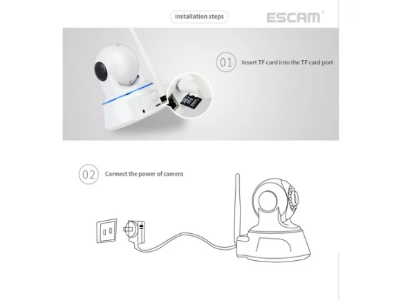 Wireless IP Network Camera — Security Camera, ESCAM