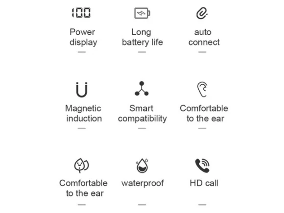 Bluetooth Earphone T8 — Wireless Earbuds, allentian