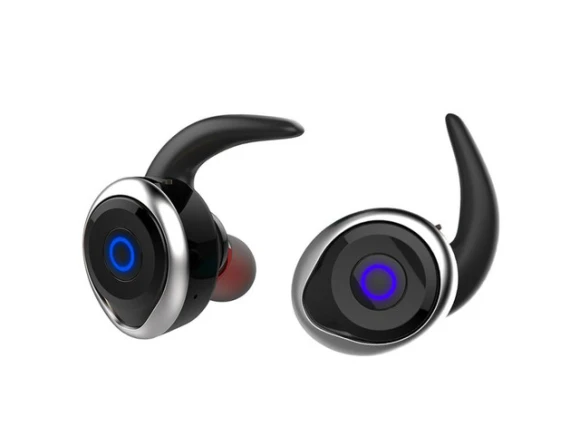 Silver sports headset — Wireless Earbuds, AWEI
