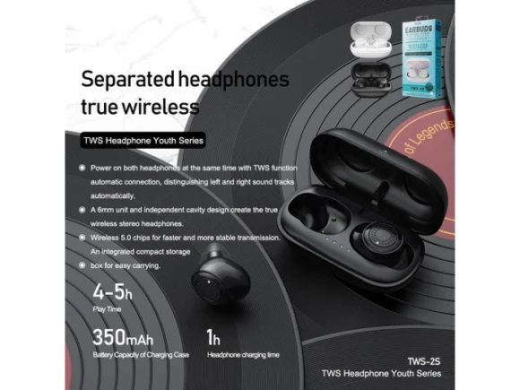 True Wireless Bluetooth Earphones — Wireless Earbuds, REMAX