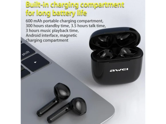 True Wireless Sports Headset — Wireless Earbuds, AWEI