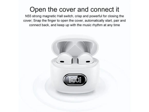 TWS Semi-In-Ear Wireless Bluetooth Earphone — Wireless Earbuds, USAMS