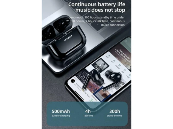 TWS Sports Headset T29 — Wireless Earbuds, AWEI